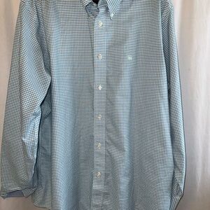 Brooks Brothers Regent Light Blue/Turquoise Gingham Shirt